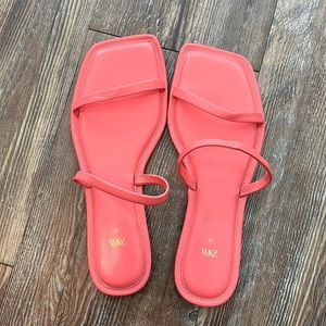 Zara pink sandals